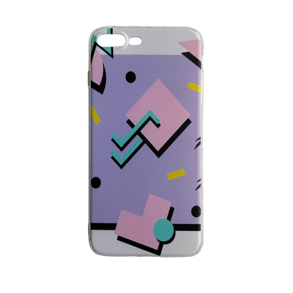 retro 80s pattern phone case - Picture 1 of 4